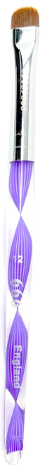 666 French Brush Marble Purple #12