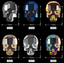 Skull Rhinestones (bag of 20pcs)
