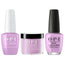 OPI COMBO 3 IN 1 MATCHING - GCV34A-NLV34-DPV34 PURPLE PALAZZO PANTS