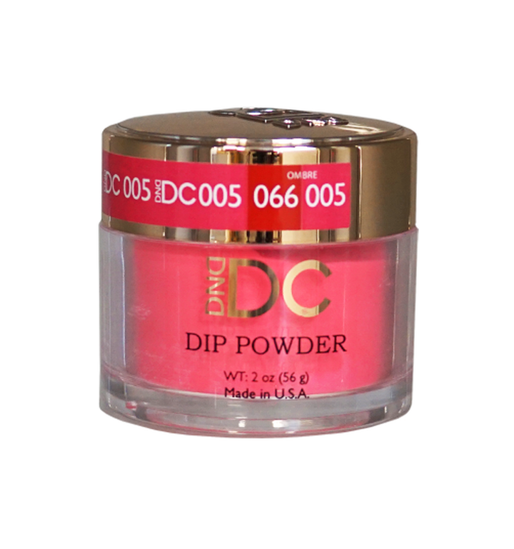 DND DC DIPPING POWDER - DC005 Neon Pink