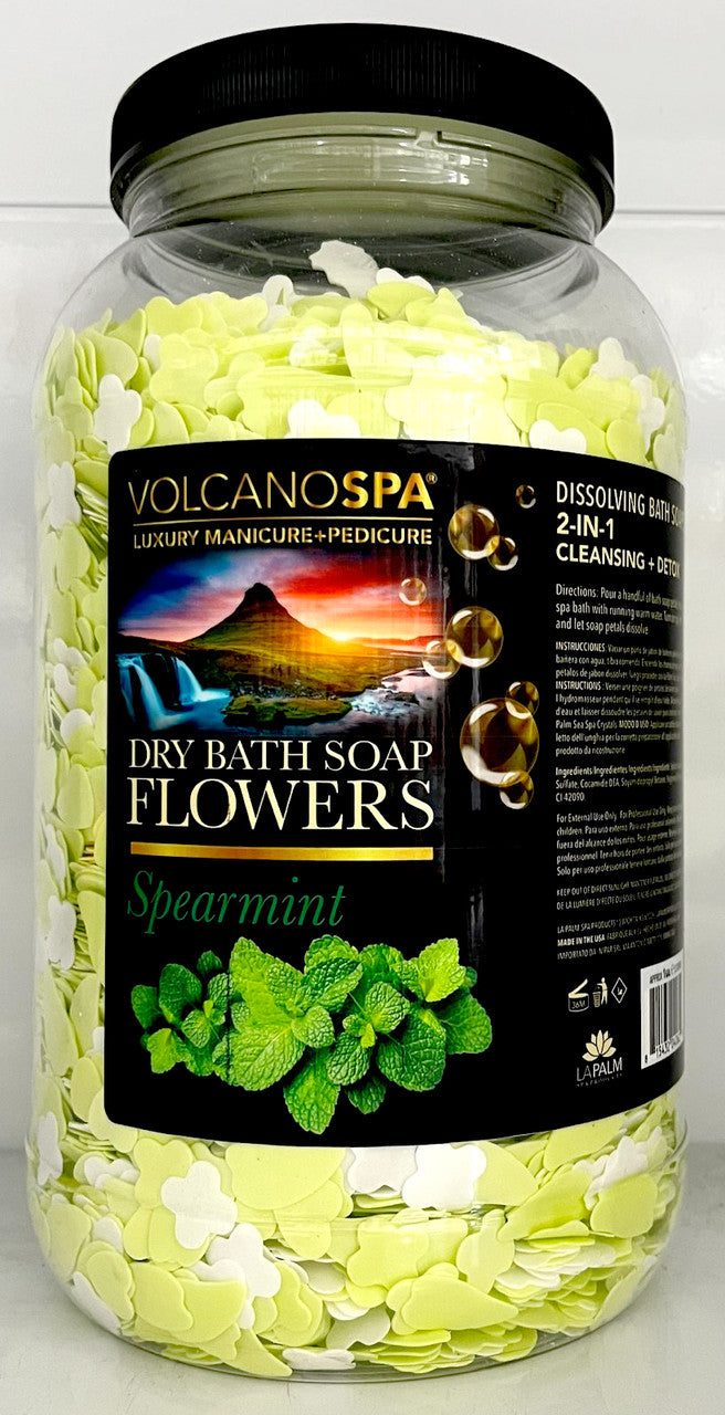 Lapalm Volcano Spa  Dry Bath Soap Flowers 1G - Spearmint Eucalyptus - Out of Stock