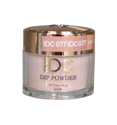 DND DC DIPPING POWDER - DC077 Strawberry Latte