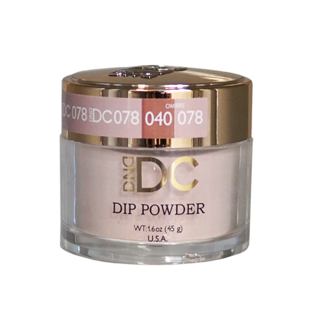 DND DC DIPPING POWDER - DC078 Rose Beige
