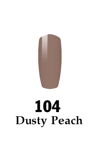 DND DC Duo Gel #104 Dusty Peach