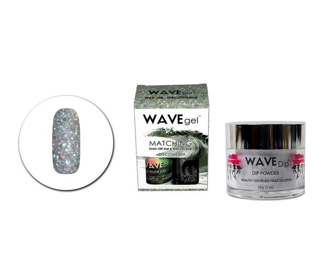 WAVEGEL 3IN1 MATCHING (GEL+LACQUER+DIP) - #108(W59108) DISCOTHEQUE Hover Image