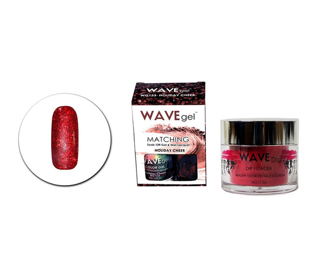 WAVEGEL 3IN1 MATCHING (GEL+LACQUER+DIP) - #123(WG123) HOLIDAY CHEER Hover Image