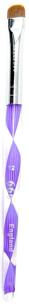666 French Brush Marble Purple #12