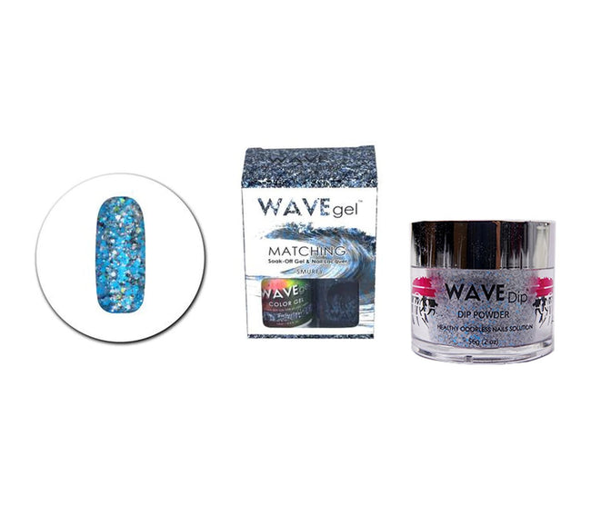 WAVEGEL 3IN1 MATCHING (GEL+LACQUER+DIP) - #132(WG132) SMURFY Hover Image