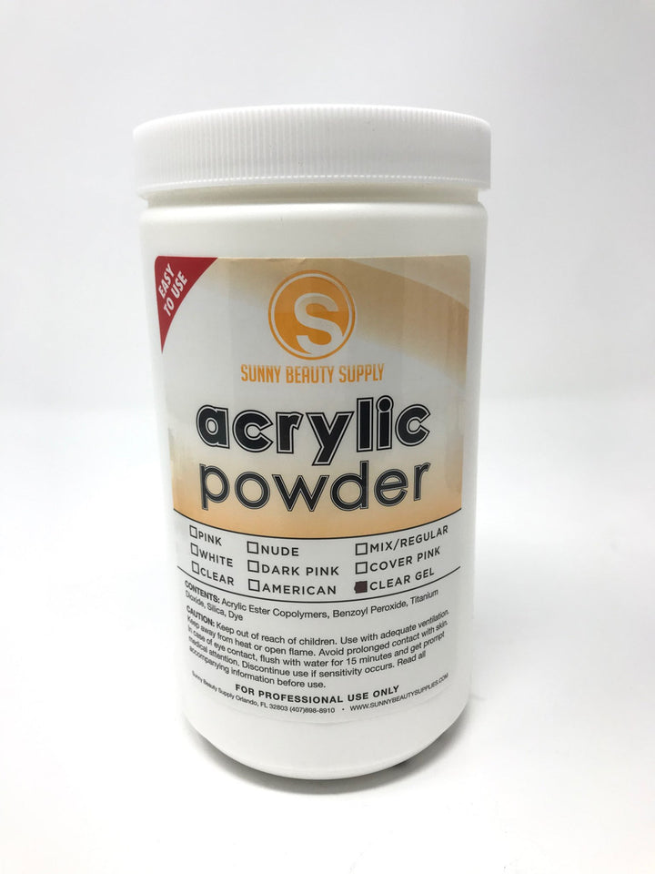 US Acrylic Powder Clear Gel 24oz