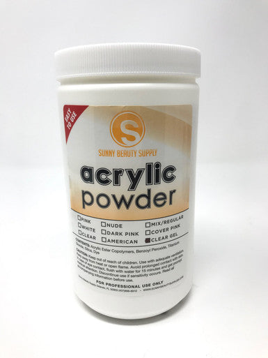 US Acrylic Powder Clear Gel 24oz