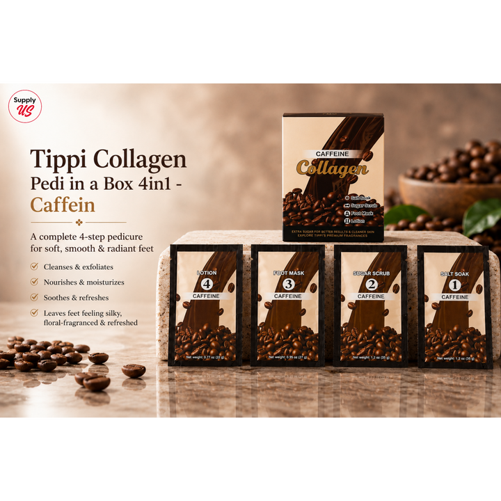 Tippi Collagen Pedi in a Box 4in1 - Caffein