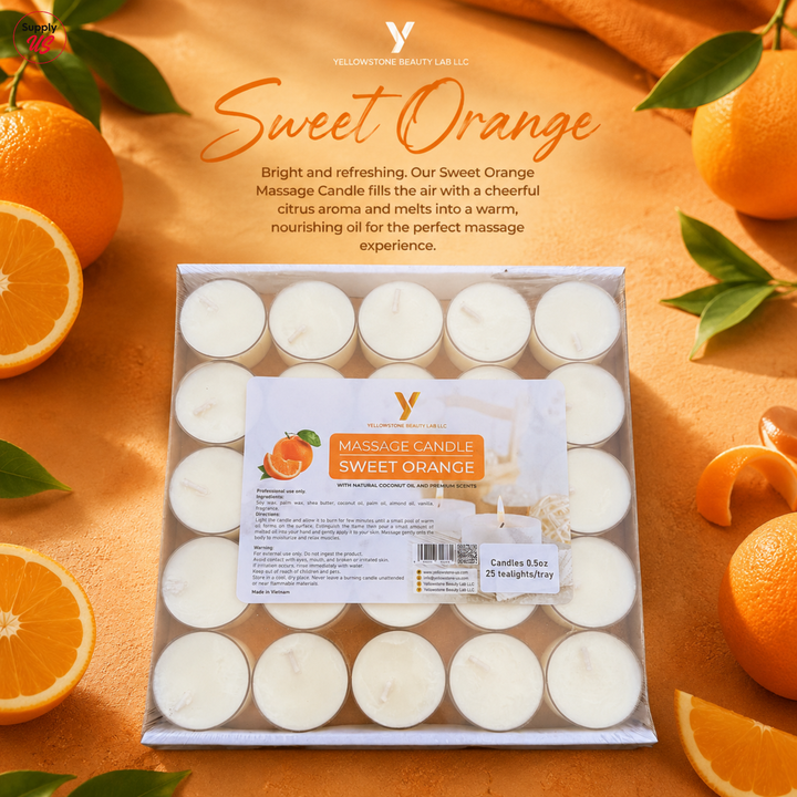 Yellowstone Massage Candle - Sweet Orange - BUY 2 FREE 1