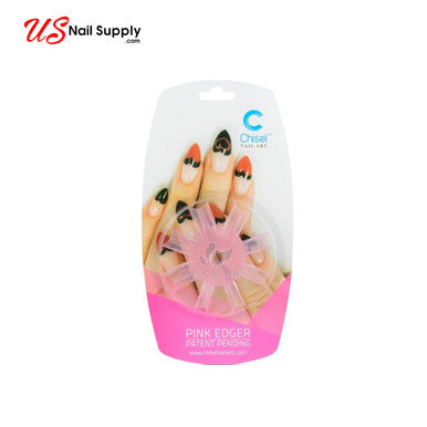 Chisel Nail Art Heart Edger Pink
