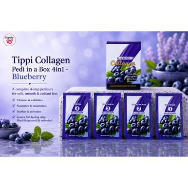 Tippi Collagen Pedi in a Box 4in1 - Blueberry