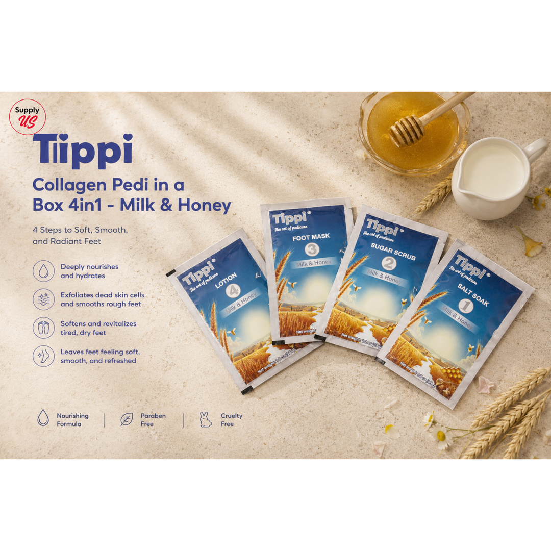 Tippi Collagen Pedi in a Box 4in1 - Milk &amp; Honey