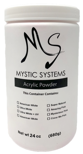 MS Mystic Systems Acrylic Powder Amazing Pink 24oz
