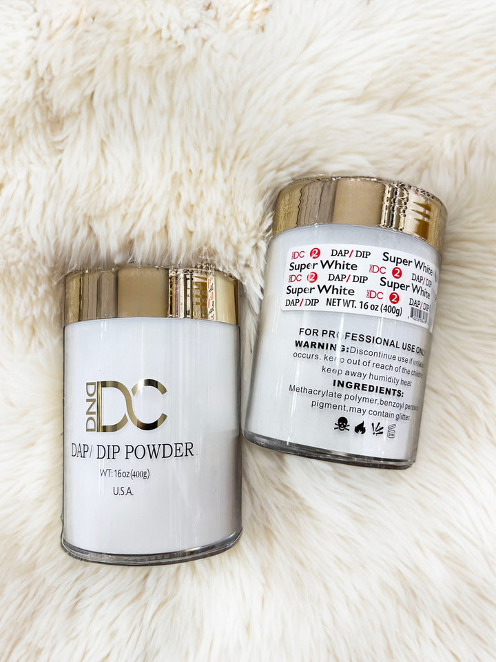 DND DAP DIP REFILL 1LB (16OZ) - SUPER WHITE