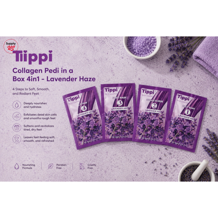 Tippi Collagen Pedi in a Box 4in1 - Lavender Haze
