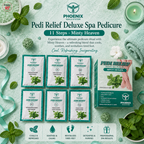 PHOENIX Pedi Relief Deluxe Spa Pedicure 11 Steps - Minty Heaven - BUY 10 FREE 1