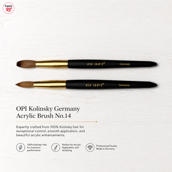 OPI Kolinsky Germany Acrylic Brush No.14