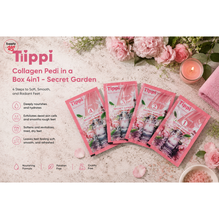 Tippi Collagen Pedi in a Box 4in1 - Secret Garden