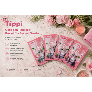 Tippi Collagen Pedi in a Box 4in1 - Secret Garden
