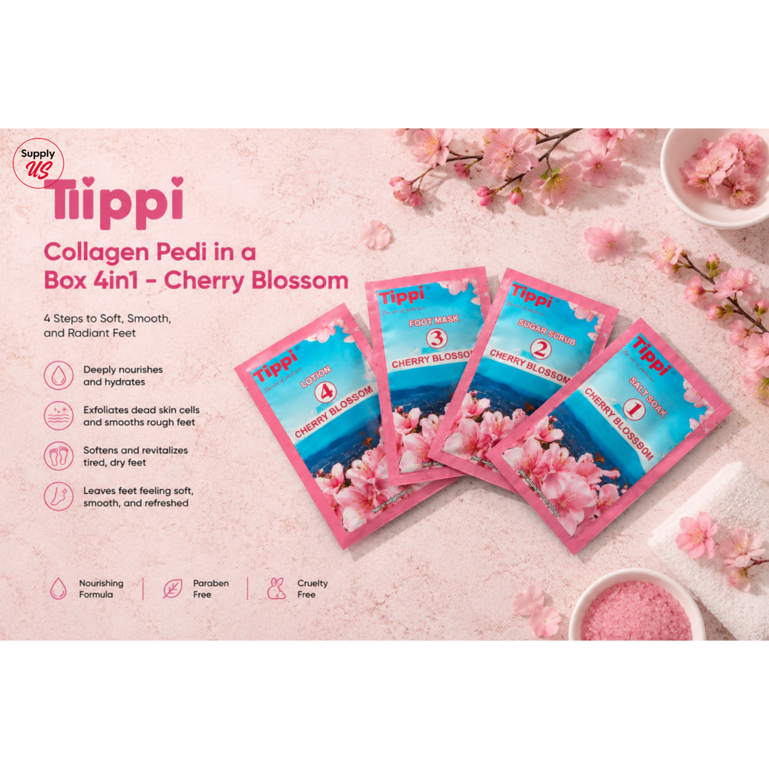 Tippi Collagen Pedi in a Box 4in1 - Cherry Blossom