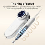 ONAIL Nail Drill Pro Max 2 Handpieces Version - White/Black/Purple