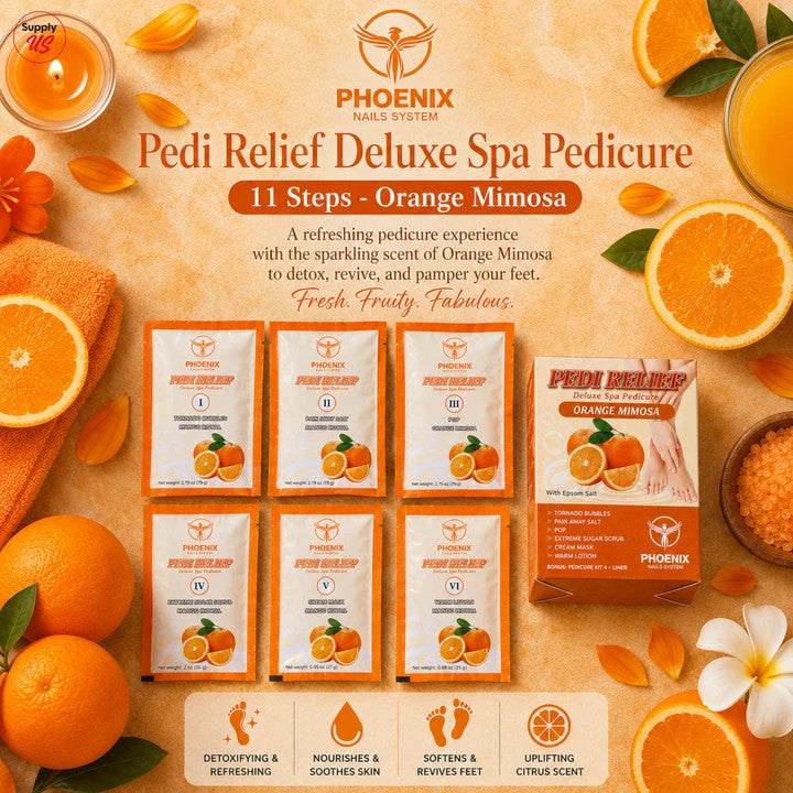 PHOENIX PAIN RELIEF PEDICURE 11 STEPS CASE OF 36 PACK