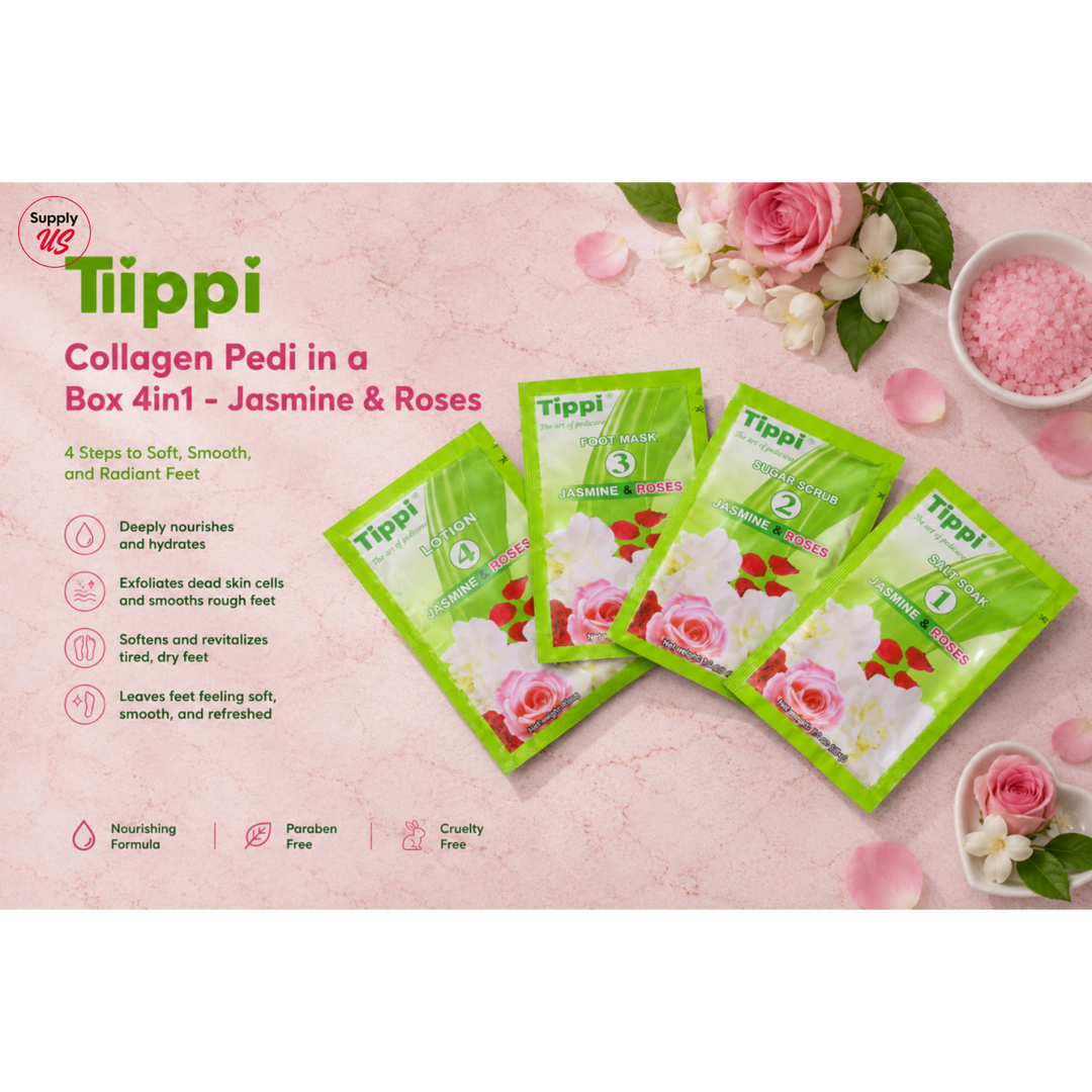 Tippi Collagen Pedi in a Box 4in1 - Jasmine &amp; Roses