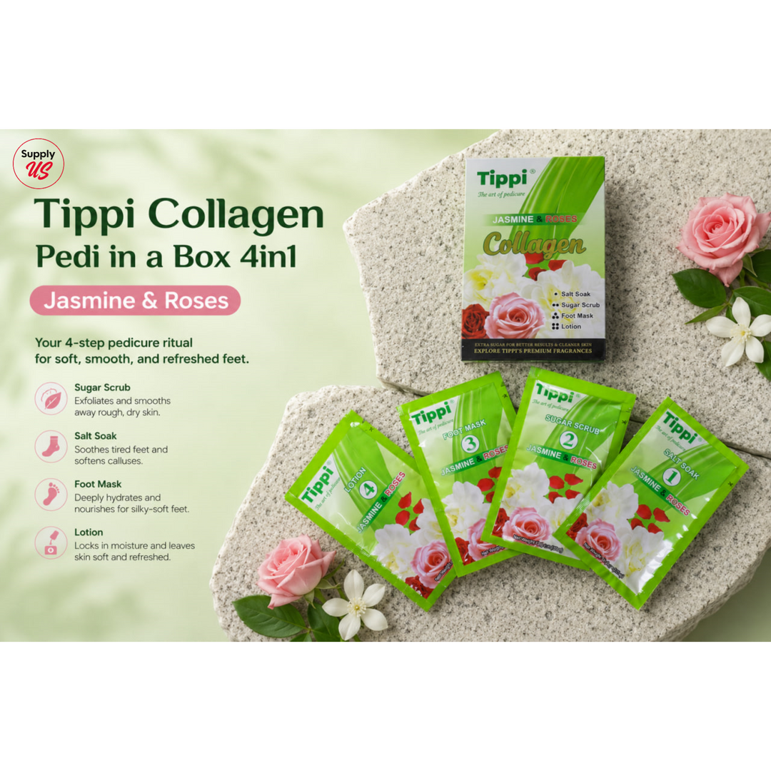 Tippi Collagen Pedi in a Box 4in1 - Jasmine &amp; Roses