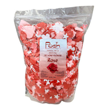 POSH Flower Soap 2lbs Bag - Rose (Buy 5 Free 1) Main Image