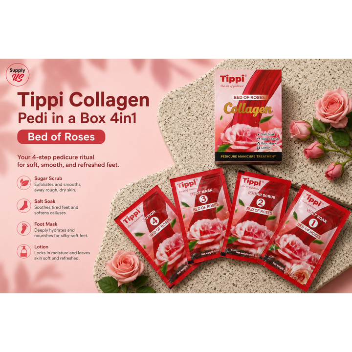 Tippi Collagen Pedi in a Box 4in1 - Bed of Roses