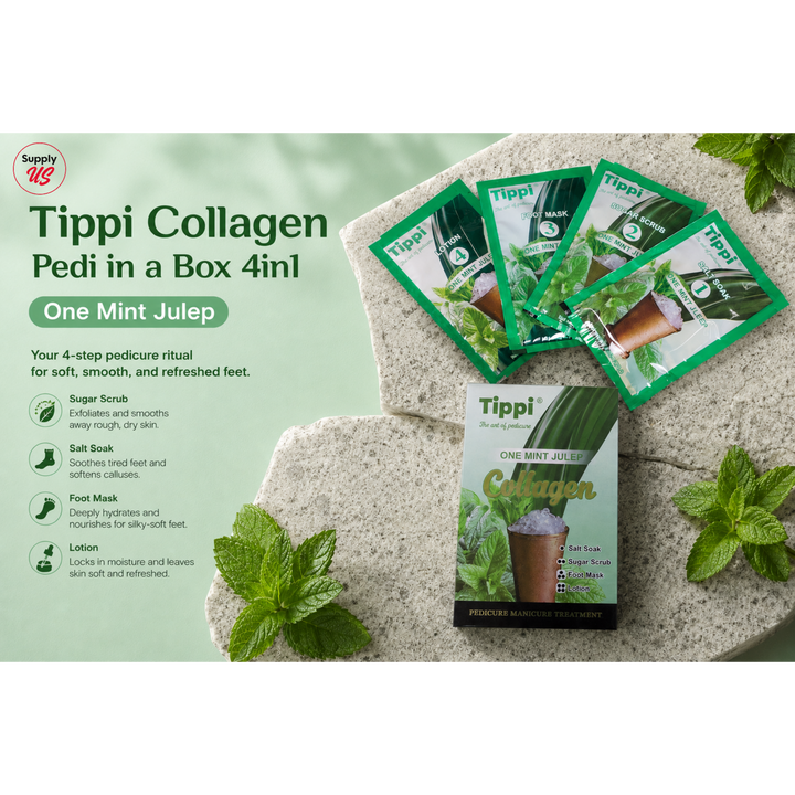 Tippi Collagen Pedi in a Box 4in1 - One Mint Julep