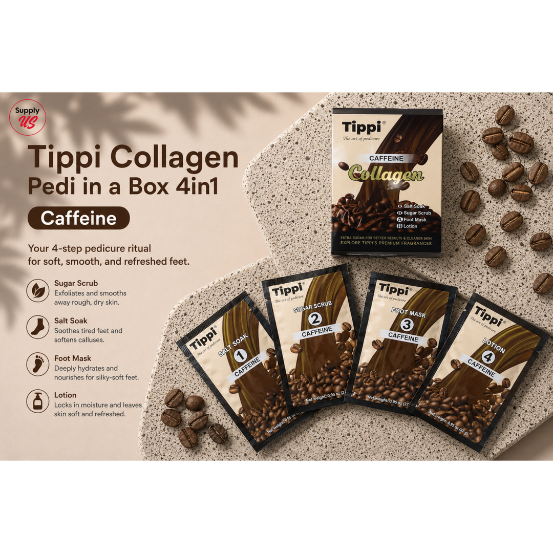 Tippi Collagen Pedi in a Box 4in1 - Caffein