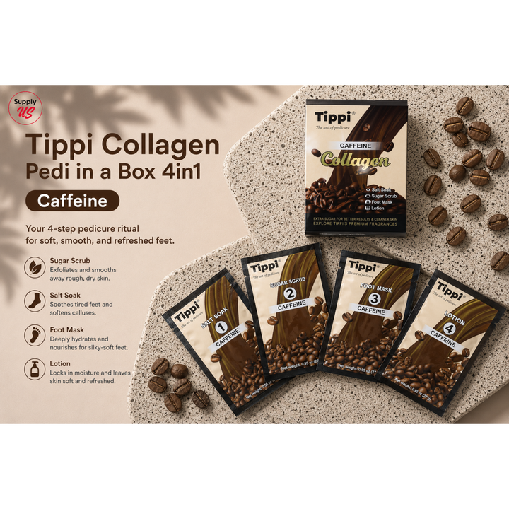Tippi Collagen Pedi in a Box 4in1 - Caffein