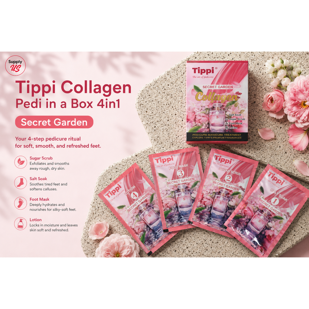 Tippi Collagen Pedi in a Box 4in1 - Secret Garden