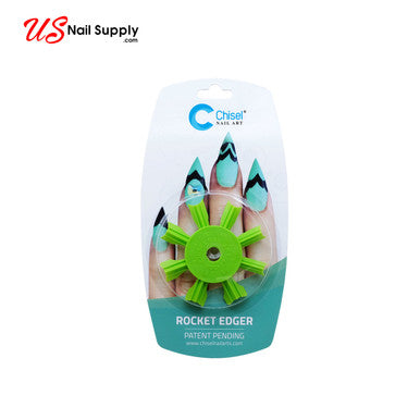 Chisel Nail Art Rocket Edger Green
