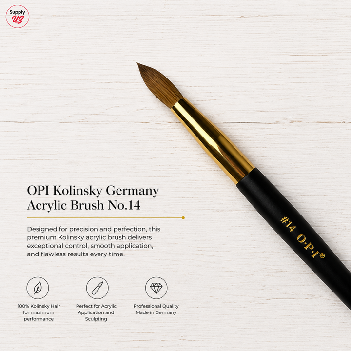 OPI Kolinsky Germany Acrylic Brush No.14