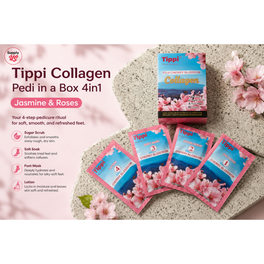 Tippi Collagen Pedi in a Box 4in1 - Cherry Blossom