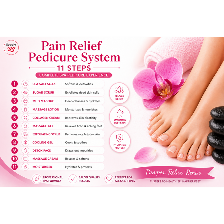 PHOENIX PAIN RELIEF PEDICURE 11 STEPS CASE OF 36 PACK