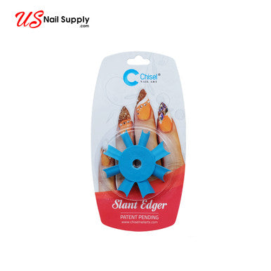 Chisel Nail Art Slant Edger Blue