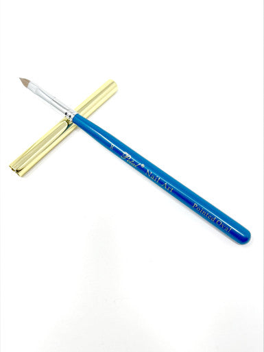 Petal Pointed Oval Nail Art Brush With Cap 