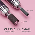 3mm Mini Sanding Band Pink 200 pcs - Fine Grit