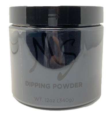 MS Dip &amp; Acrylic Powder Black 12oz