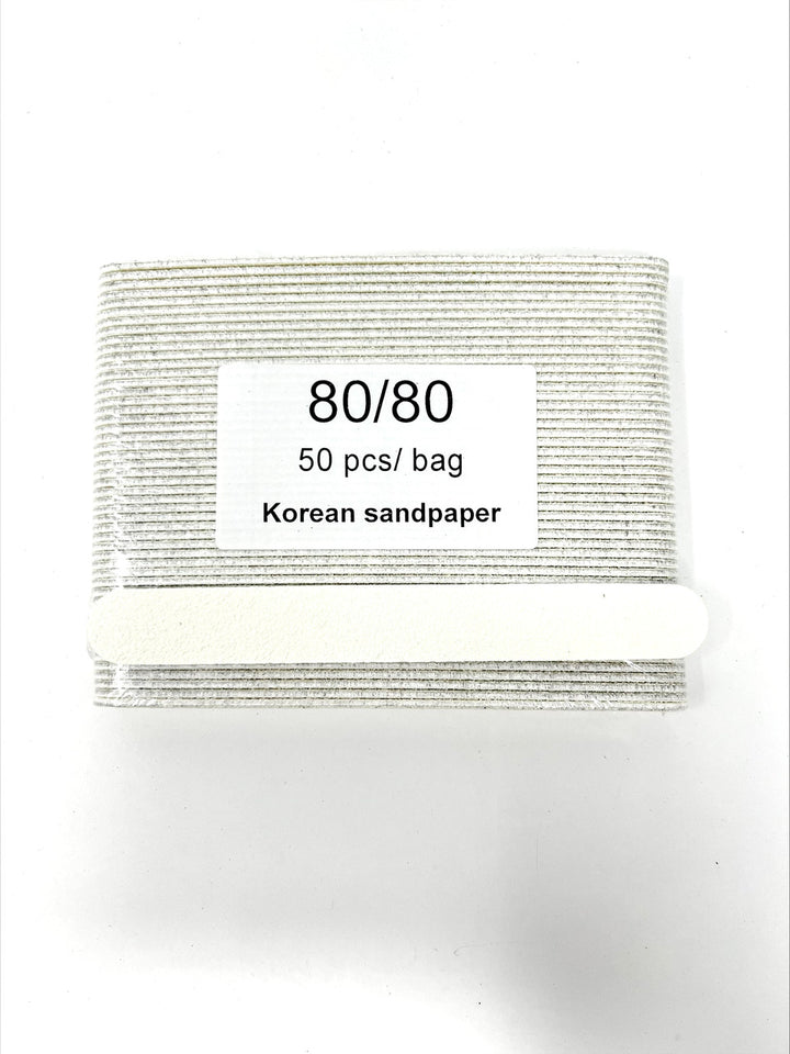 Disposable Manicure File White 4.7" ( Pack of 50 pcs )