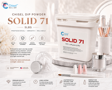 Chisel Solid Dip Powder - SOLID 71 - 5LBS
