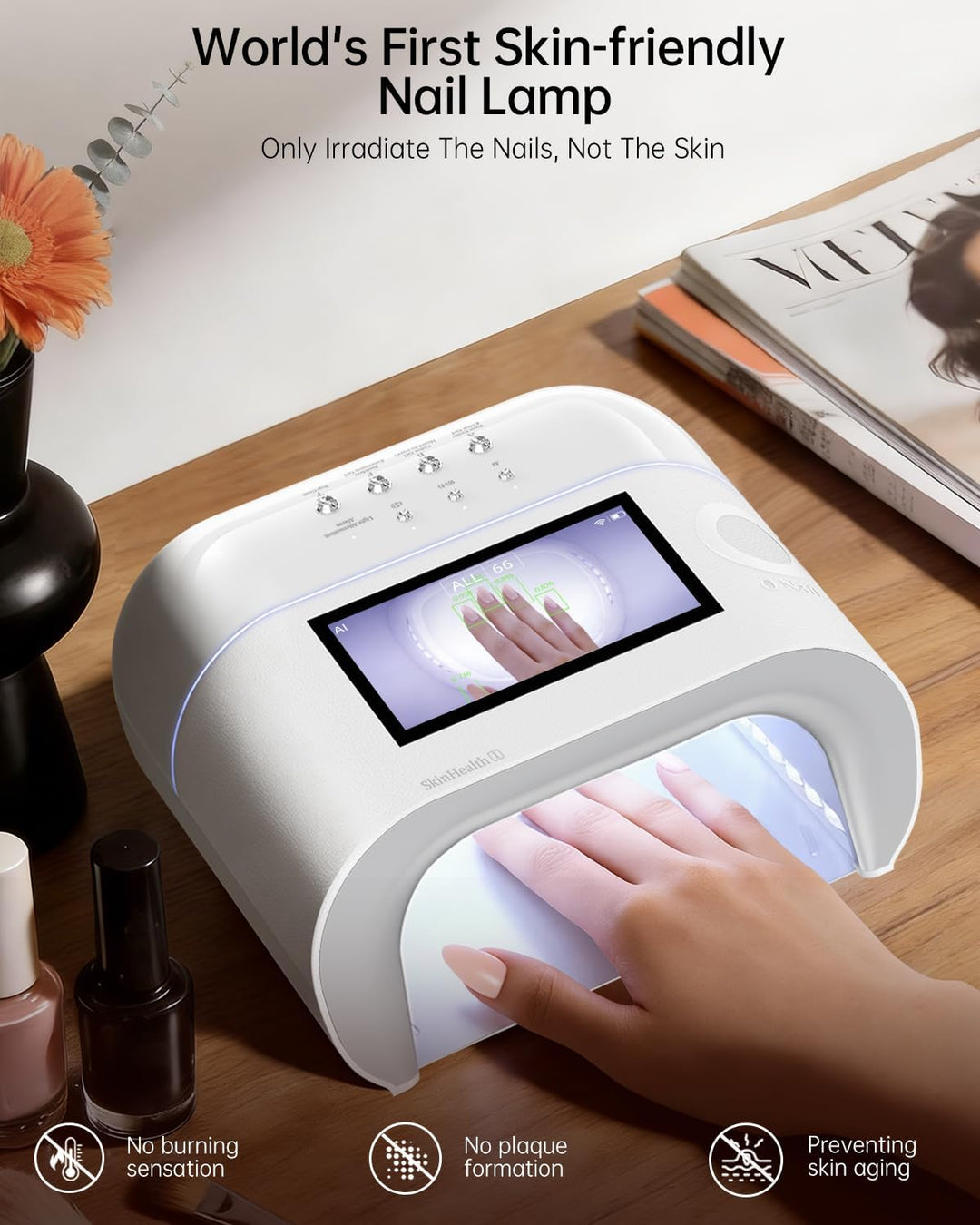 ONAIL AI Precision Nail Lamp - White