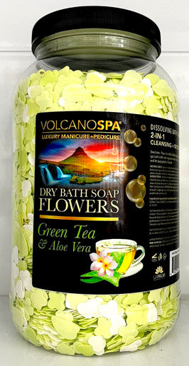 Lapalm Volcano Spa  Dry Bath Soap Flowers 1G - Green Tea &amp; Aloe - Out of Stock