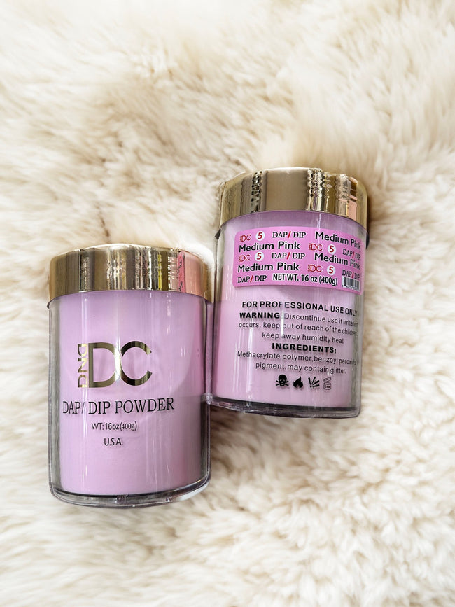 DND DAP DIP REFILL 1LB (16OZ) - MEDIUM PINK Hover Image